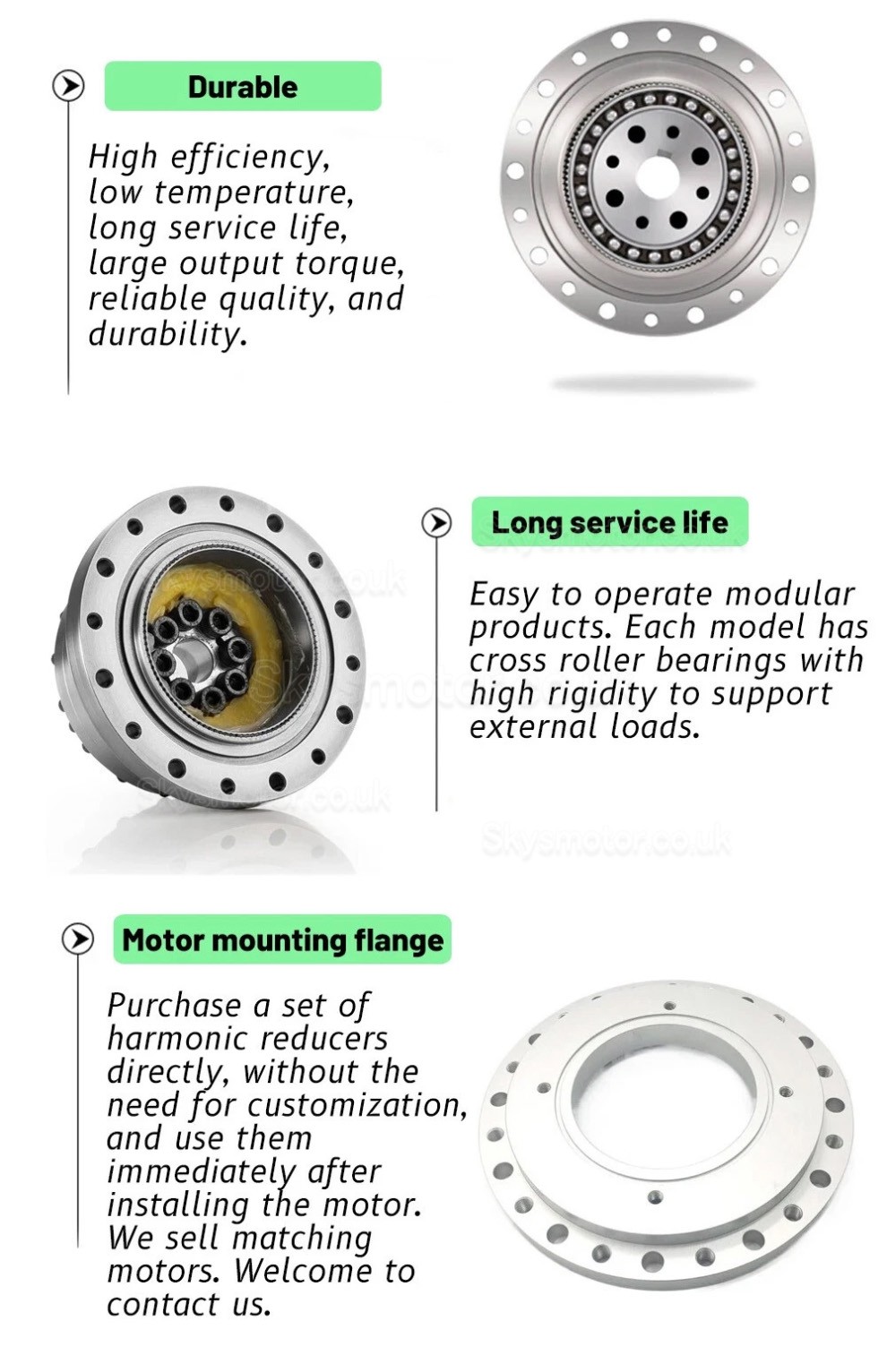 CSF Series Harmonic Drive Gearbox Ratio 50:1/80:1/100:1/120:1 for Stepper / Servo Motor